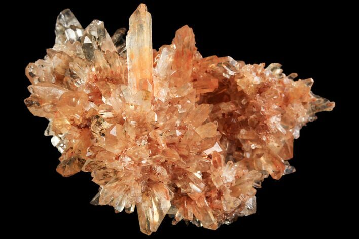 Orange Creedite Crystal Cluster - Durango, Mexico #84203
